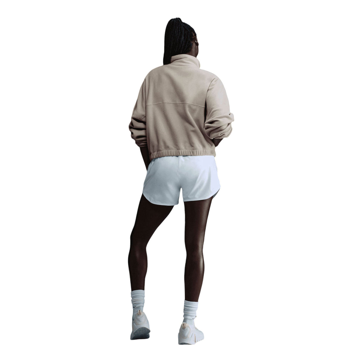 Nike One Womens Therma-FIT Oversized Half-Zip Fleece Top