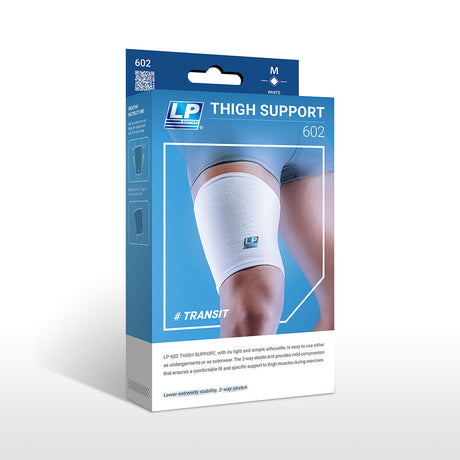 LP Elasticated Thigh Support White