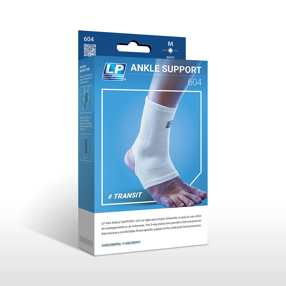 LP Elasticated Ankle Support White