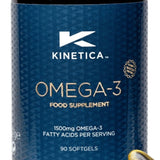 Kinetica Omega-3 Fish Oil - 90 capsules - 45 Servings