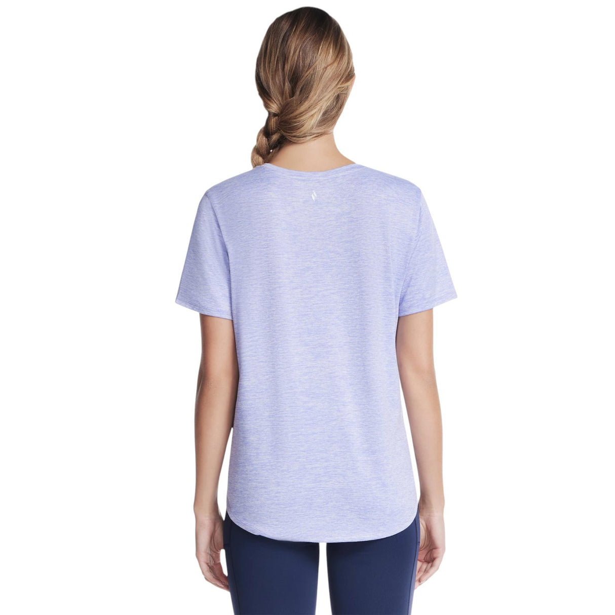 Skechers GO DRI SWIFT Womens Short Sleeve T-Shirt - Back View