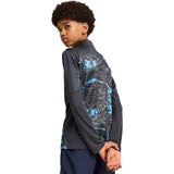 Puma Man City Football 2024/25 Pre-Match Kids Half-Zip Top