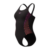Speedo Womens Placement Muscleback Swimsuit - Side