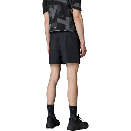 adidas Terrex Mens Regular-Fit Hiking Shorts Model Back View