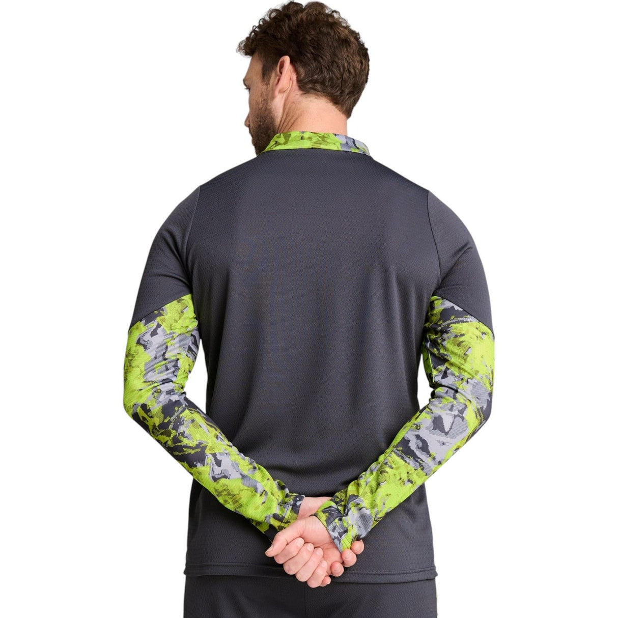 Puma IndividualCUP Mens Half-Zip Long Sleeved Top