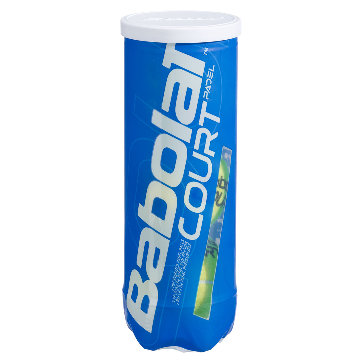 Babolat Court Padel Balls - 3 Pack Packaging View