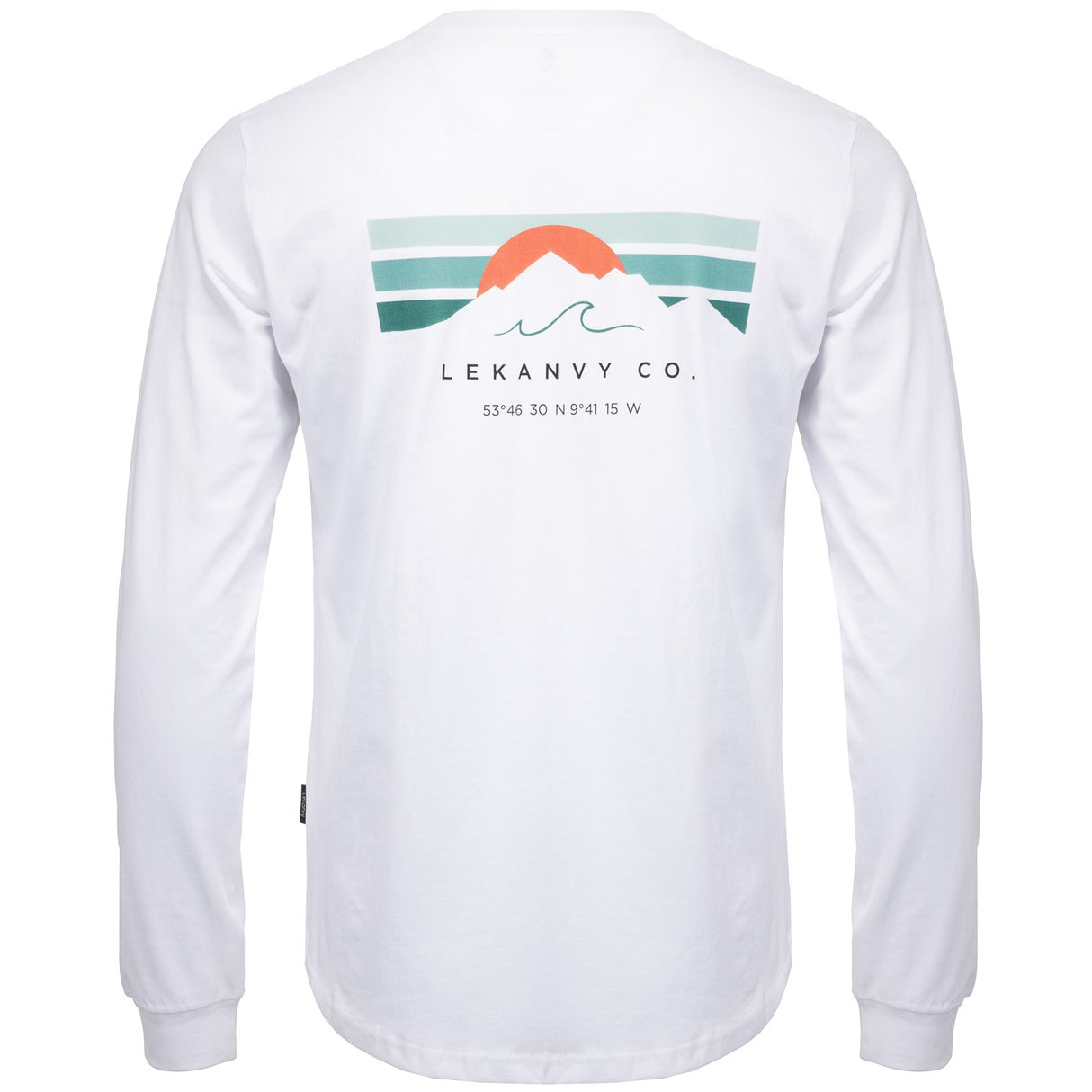 LeKanvy Travel Mens Long Sleeved Graphic Top