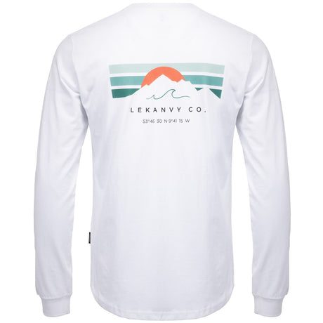 LeKanvy Travel Mens Long Sleeved Graphic Top