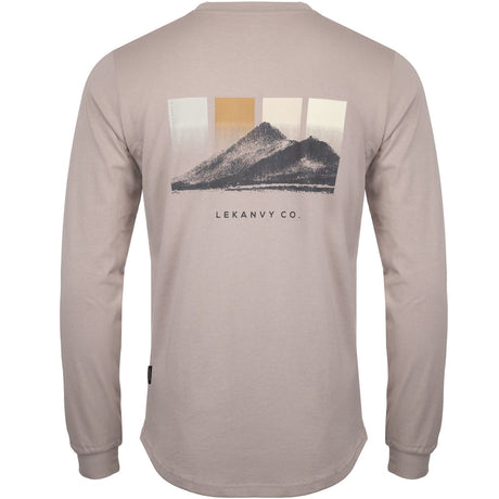 LeKanvy Travel Mens Long Sleeved Graphic Top