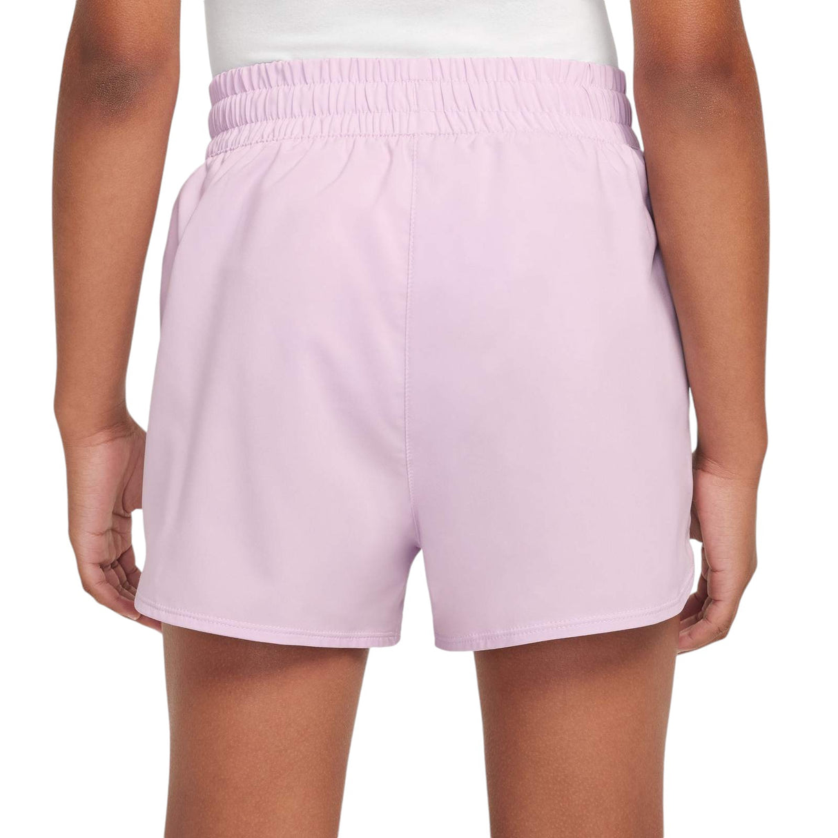 Nike One Big Kids' (Girls') Dri-Fit High-Waisted Woven Training Shorts