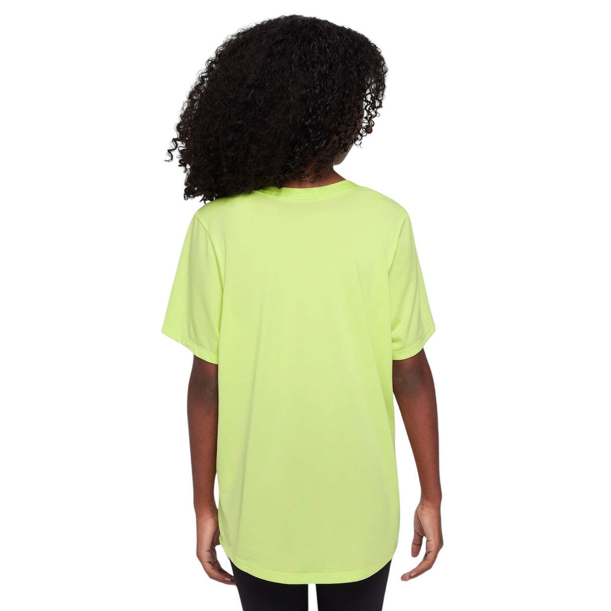 Nike One Fitted Big Kids' (Girls') Dri-Fit Short-Sleeve Top