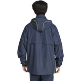 adidas Real Madrid Adults Full-Zip Windbreaker Jacket Model Back View