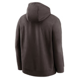 Nike Browns Club Logo Hoodie Brown
