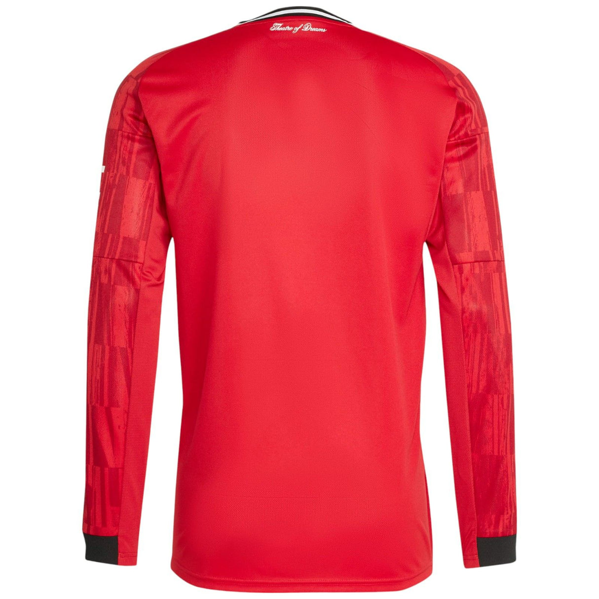 adidas Manchester Utd Football 2025/26 Adults LS Home Jersey Back View