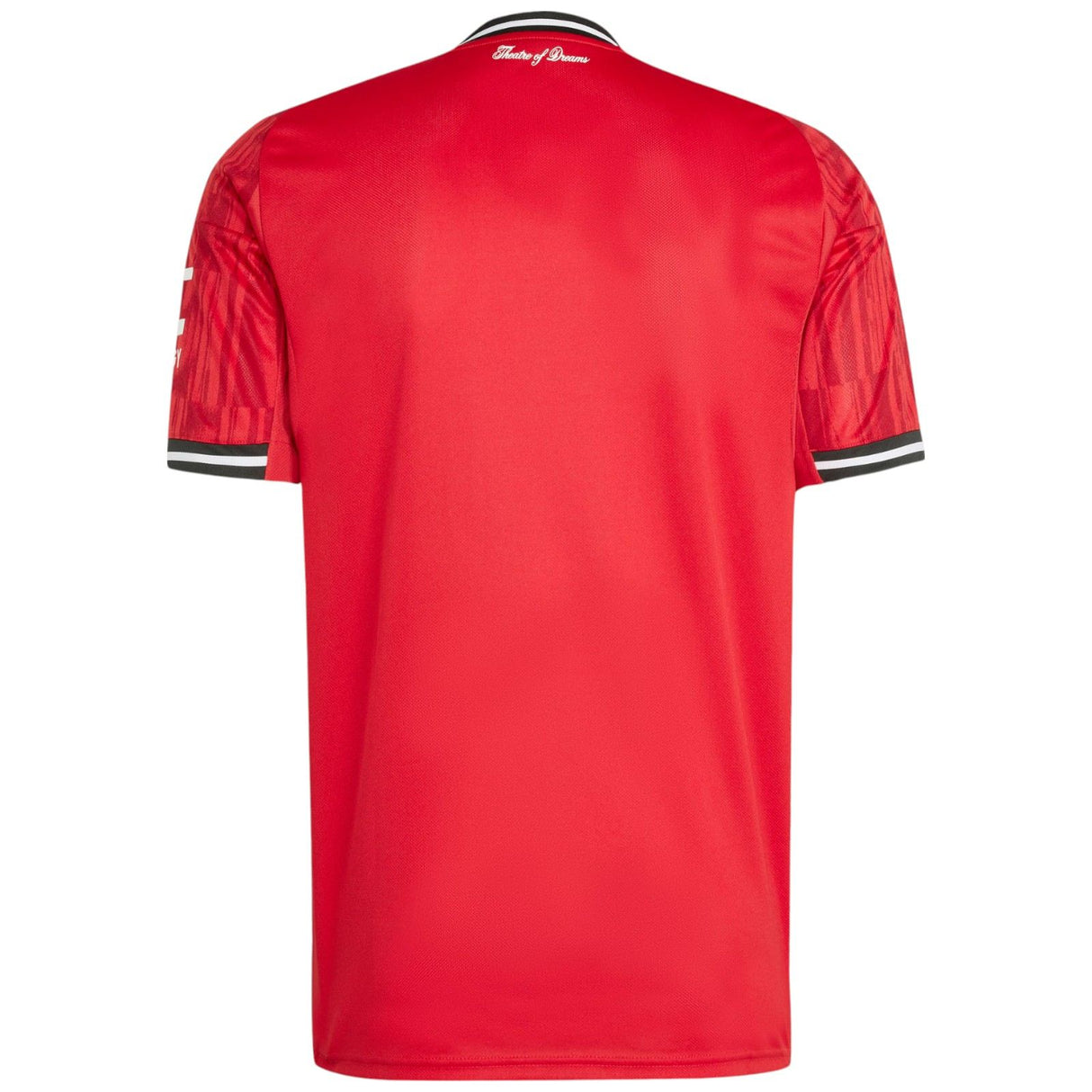 adidas Manchester United Football 2025/26 Adults Short Sleeved Home Jersey Back View