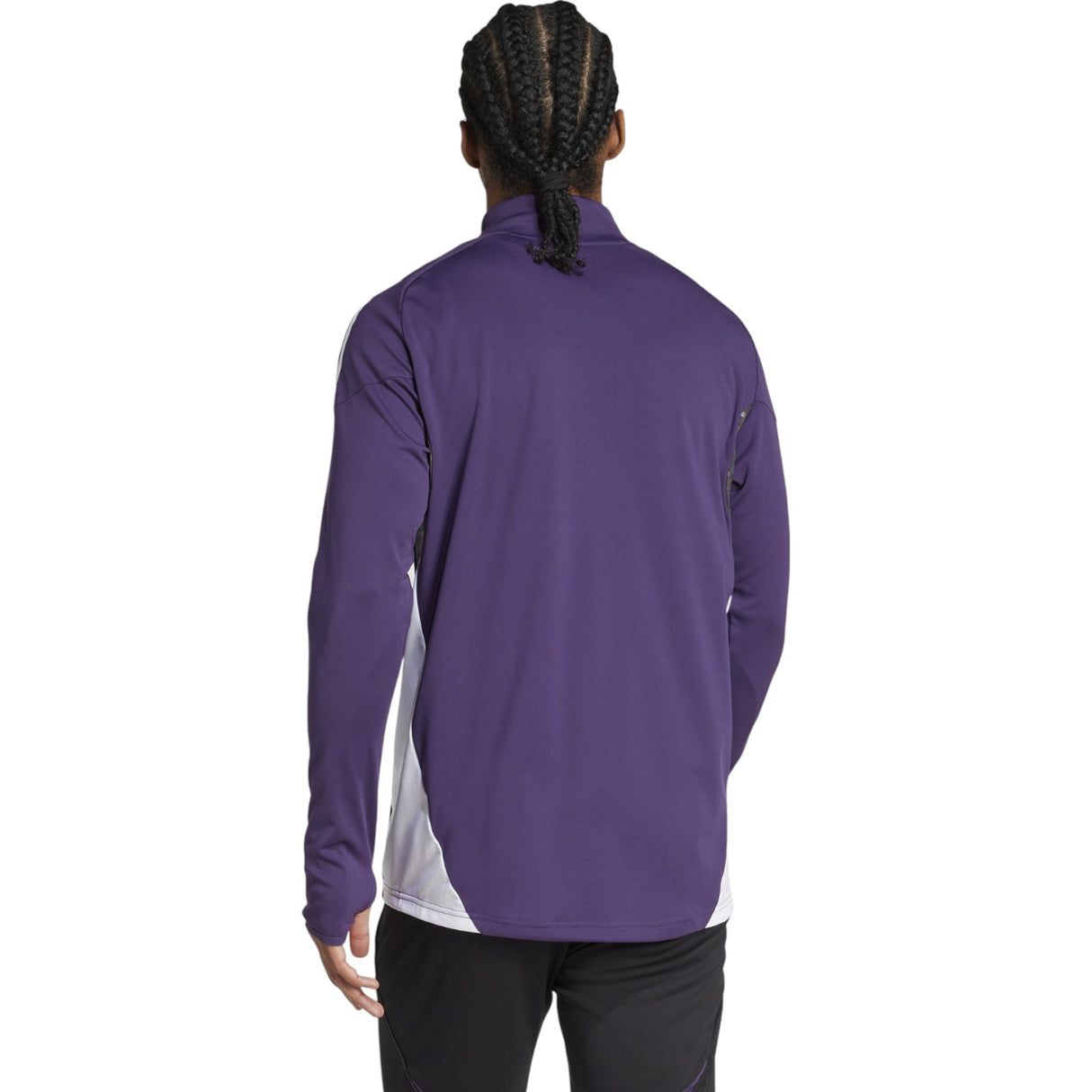 adidas Manchester Utd Football 2025/26 Adults Half-Zip Top Model Back View