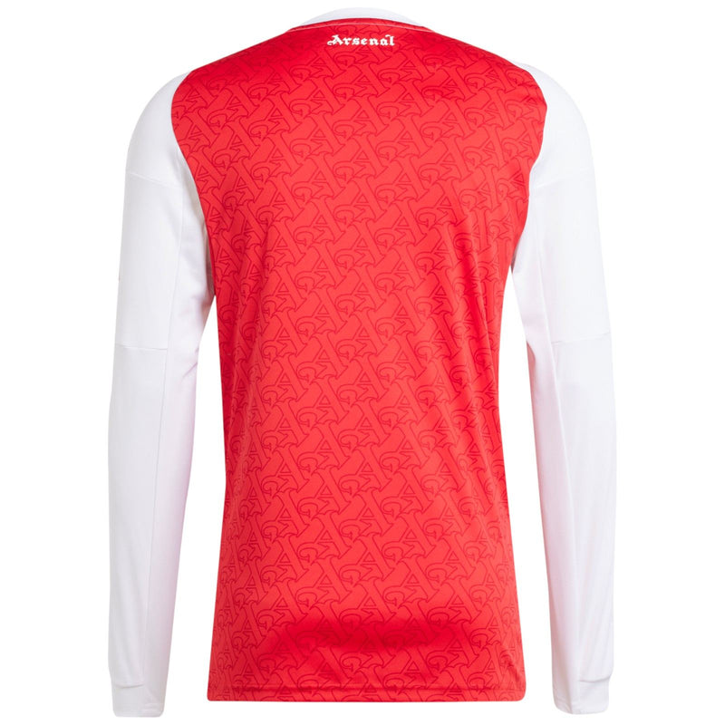 adidas Arsenal Football 2025/26 Mens Long Sleeved Home Jersey Back View