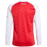 adidas Arsenal Football 2025/26 Kids Long Sleeved Home Jersey Front View