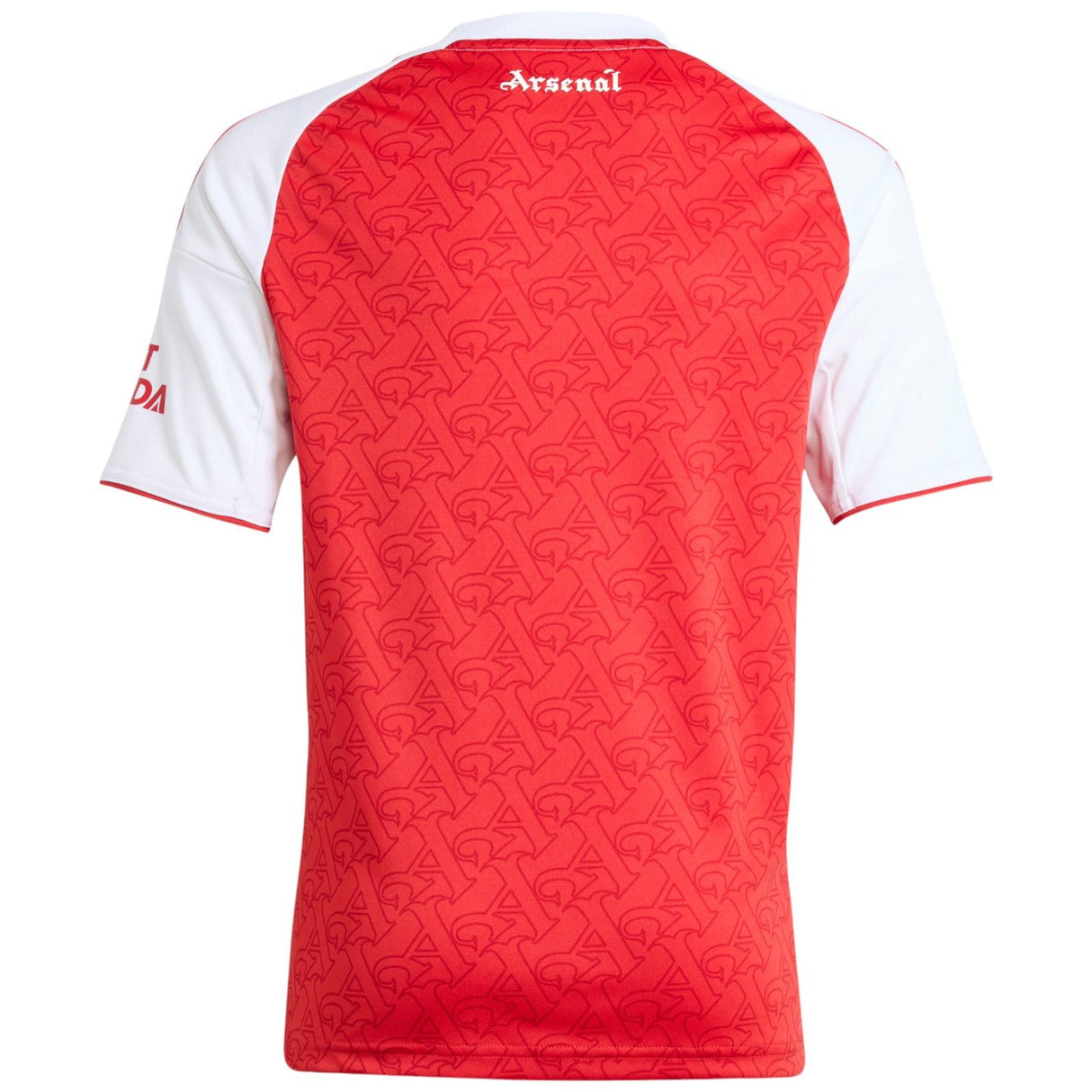 adidas Arsenal Football 2025/26 Kids Short Sleeved Home Jersey Back View