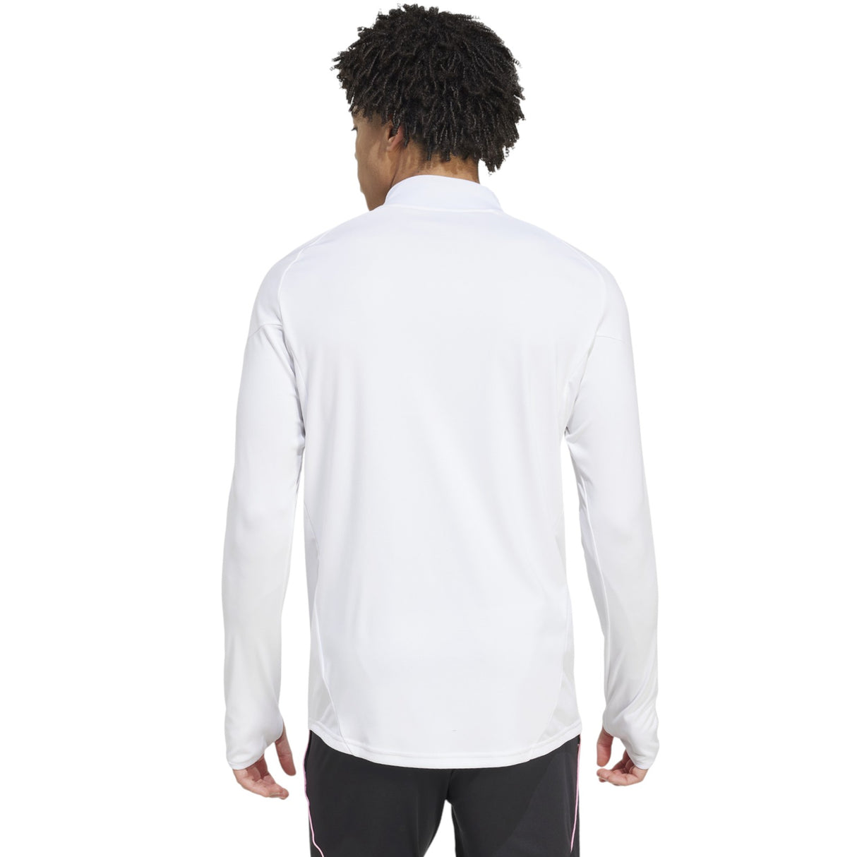 adidas Juventus Football Adults 2025/26 Half-Zip Training Top Model Back View