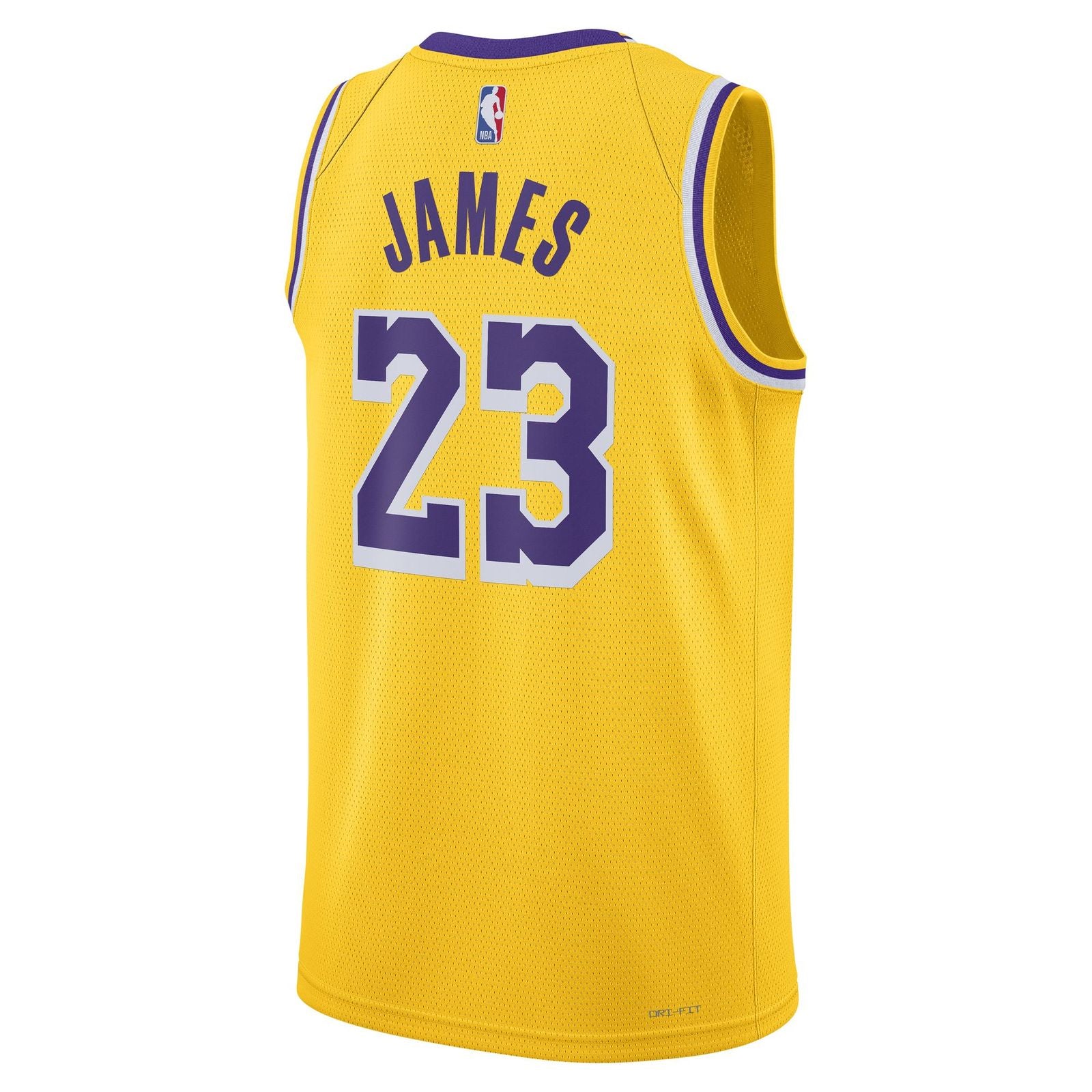 Nike Los Angeles Lakers James 23 Icon Edition Mens NBA Jersey