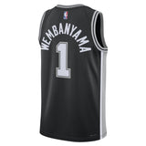 Nike San Antonio Spurs Wembanyama 1 Icon Edition Mens NBA Jersey