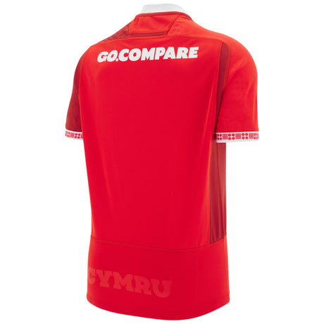 Macron Wales Rugby 2025/26 Kids Home Replica Jersey