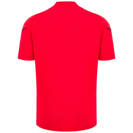 Macron Welsh&nbsp;Rugby 2025/26 Mens Short Sleeved Training T-Shirt Back View