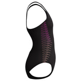 Speedo Girls Placement Muscleback Black