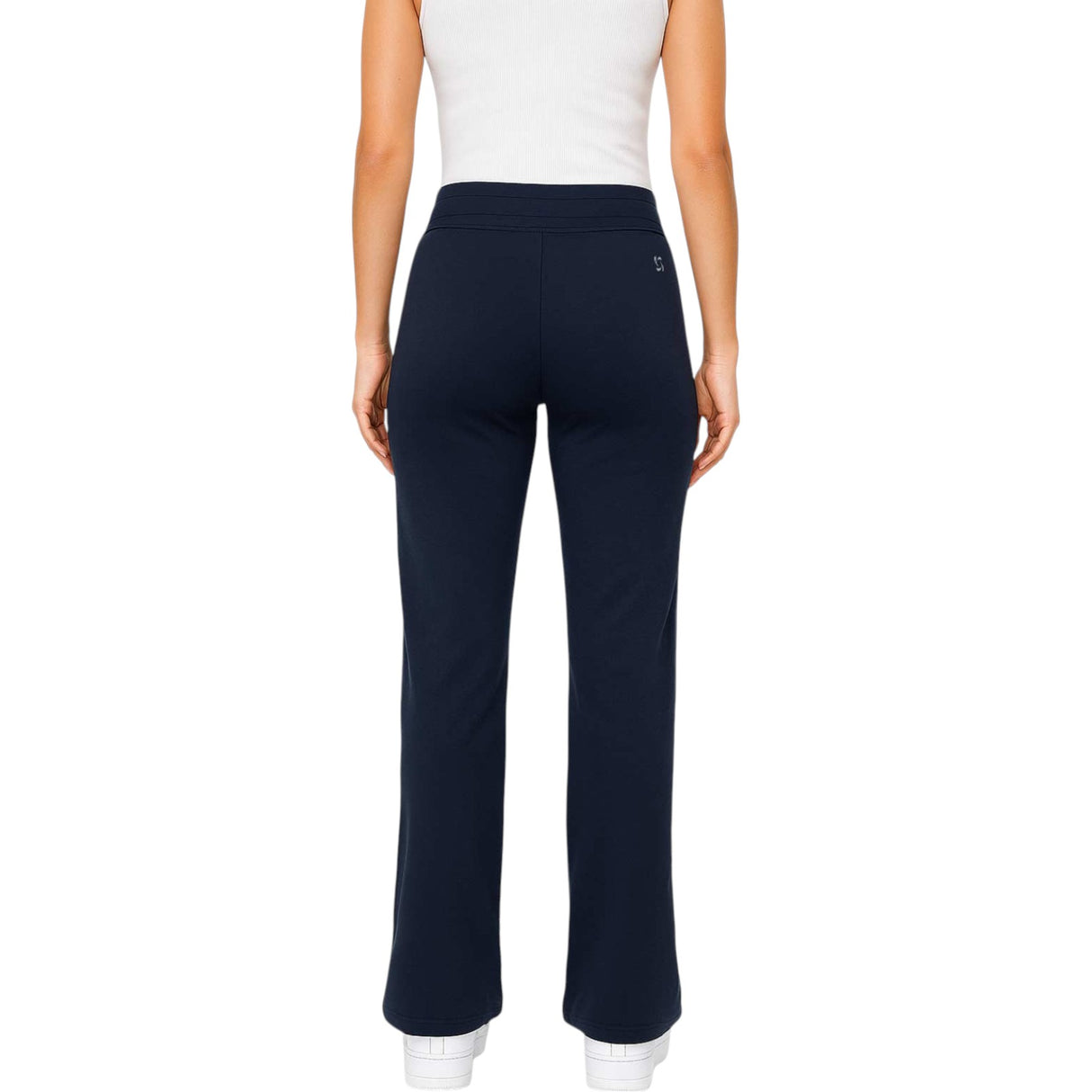 BodyLogic Classic Full-Length Womens Jogger Pant Model Back View