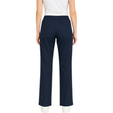 BodyLogic Womens Full-Length Woven Jogger Pant Model Back View