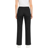 BodyLogic Womens Full-Length Woven Jogger Pant Model Back View