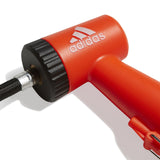 adidas Football Dual-Action Air Pump Close-Up Logo View