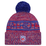 New Era NFL 25 Patriots Bobble Hat Blue