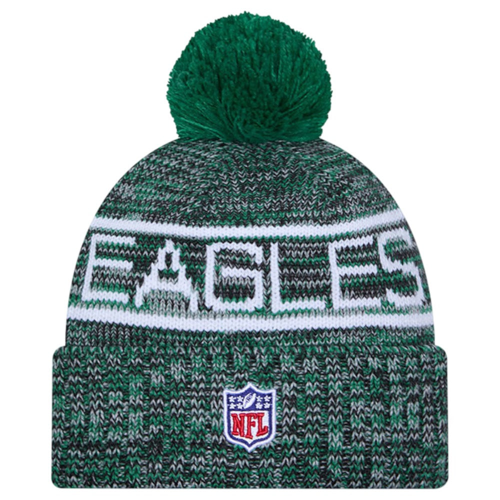 New Era NFL 25 Eagles Bobble Hat Green