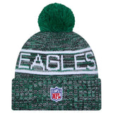New Era NFL 25 Eagles Bobble Hat Green