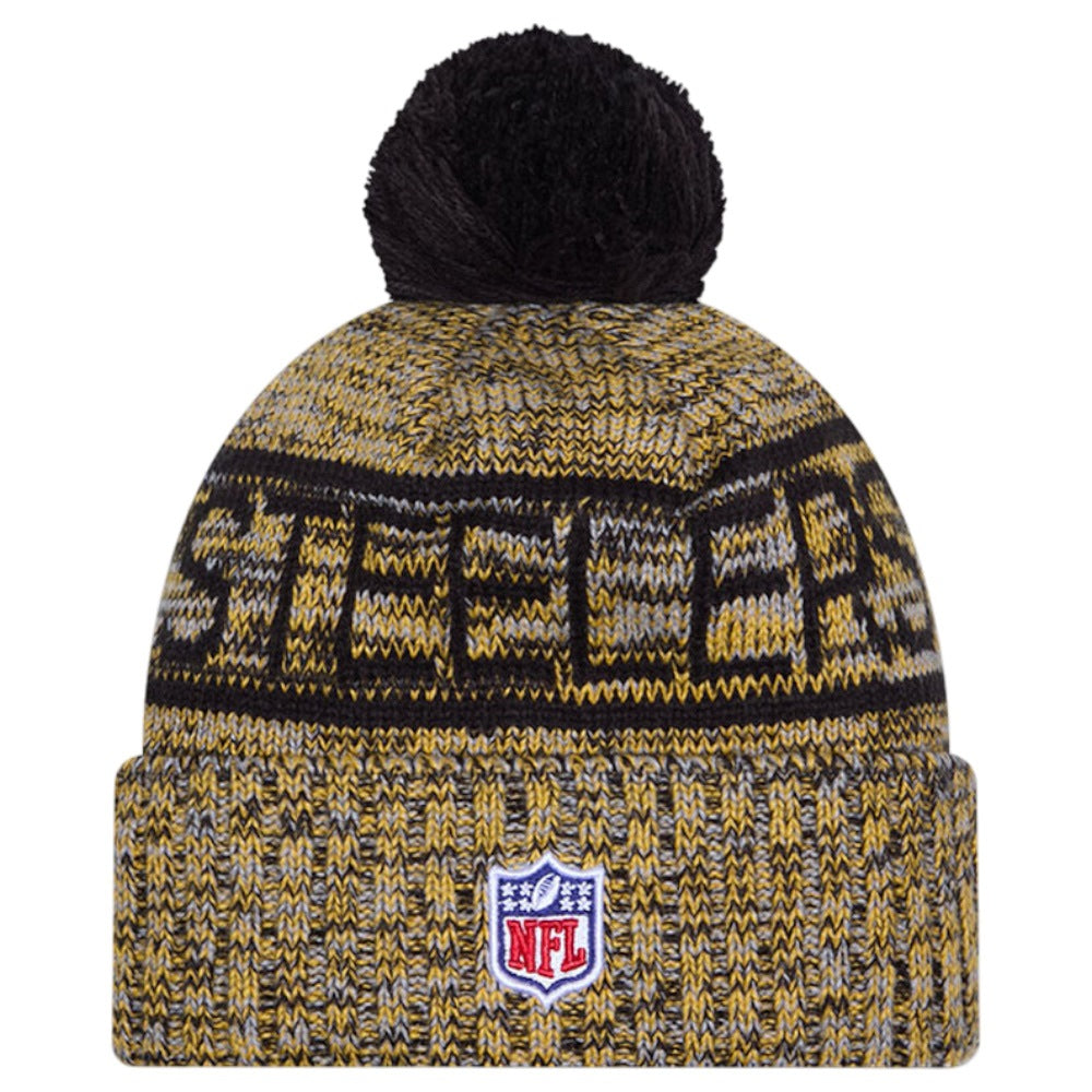New Era NFL 25 Steelers Bobble Hat Yellw