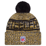 New Era NFL 25 Steelers Bobble Hat Yellw