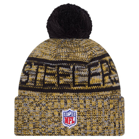 New Era NFL 25 Steelers Bobble Hat Yellw