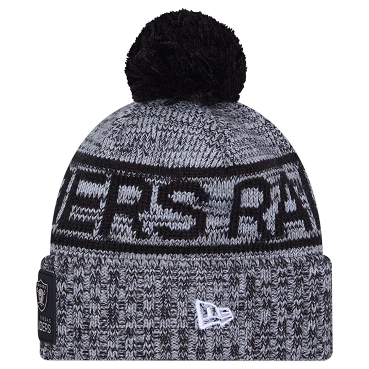 New Era NFL 25 Raiders Bobble Hat Black
