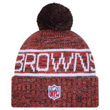 New Era NFL 25 Browns Bobble Hat Orange