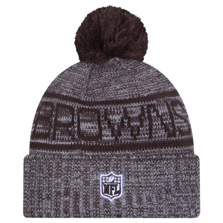 New Era NFL 25 Browns Bobble Hat Brown