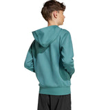 adidas B Fleece Hood Green