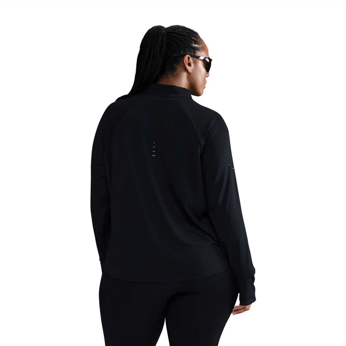 Nike Swift Womens Dri-FIT UV Half-Zip Running Top (Plus Size)