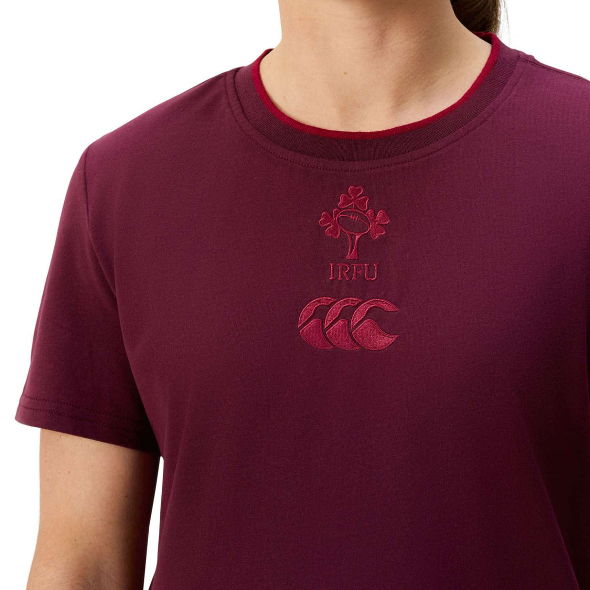 Canterbury IRFU Ireland Rugby Womens RWC 2025/26 Short Sleeved T-Shirt