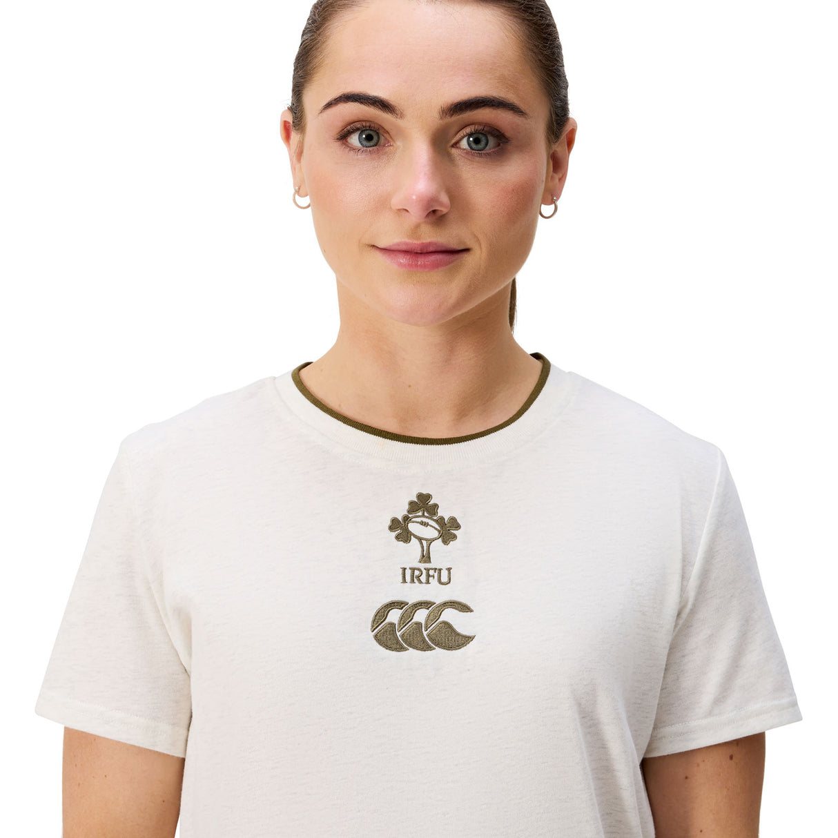 Canterbury IRFU Ireland Rugby Womens RWC 2025/26 Short Sleeved T-Shirt