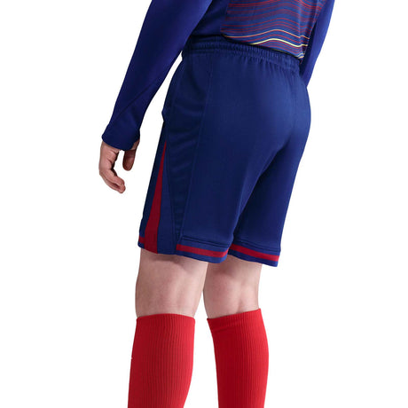 Nike FC Barcelona 2025/26 Stadium Home Kids Dri-FIT Soccer Replica Shorts