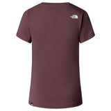 TNF SS SIMPLE DOME SLIM Women Tee Maroon