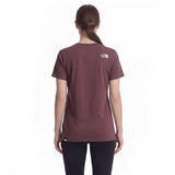 TNF SS SIMPLE DOME SLIM Women Tee Maroon