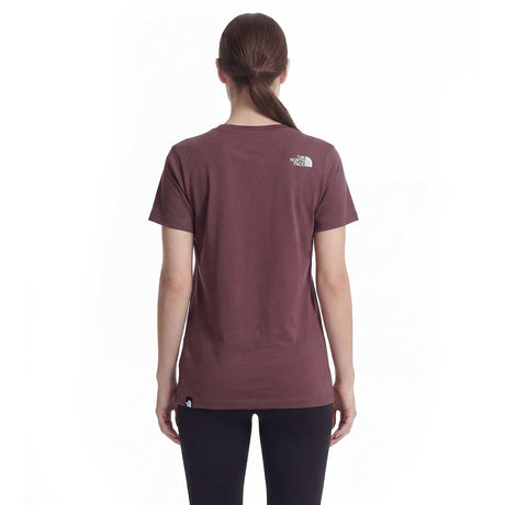 TNF SS SIMPLE DOME SLIM Women Tee Maroon